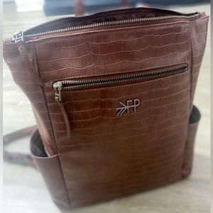 Freshly Picked Chocolate Croc Mini Minimal Backpack